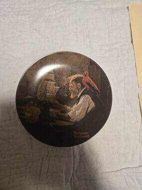 Norman Rockwell Decorative Collector Plate - The Shipbuilder